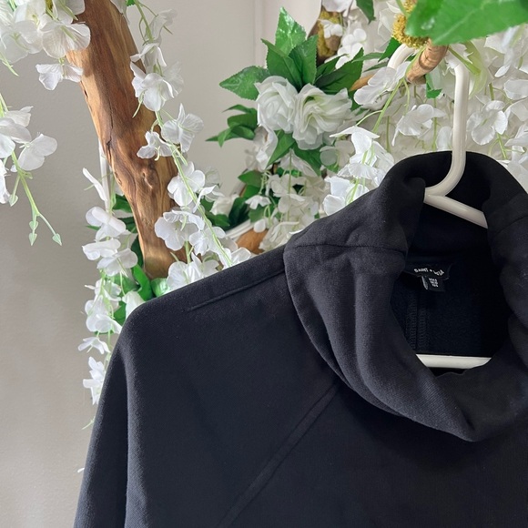 Saint + Sofia Black Cowl Neck Sweater - Picture 3 of 6